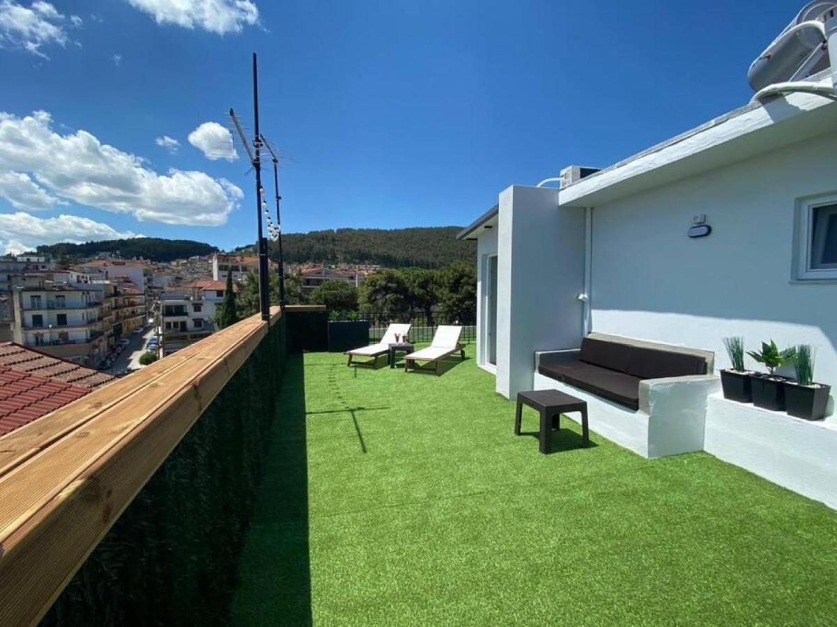 Rooftop Apartment With Garden In Ioannina Exterior foto